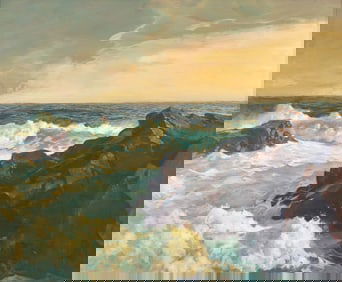 Frederick Judd Waugh (American, 1861-1940) High Tide