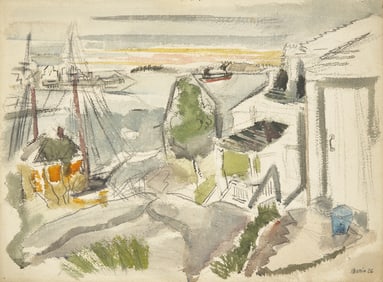 John Marin (American, 1870-1953) Pertaining to Stonington Harbor, Maine, No. 3, 1926