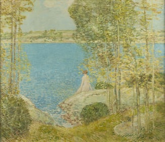 Childe Hassam (American, 1859-1935) The Bather (The Bather I), 1904