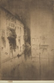 James Abbott McNeill Whistler (American, 1834-1903) Nocturne Palaces