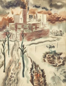 George Grosz (American/German, 1893-1959) Fabrik (Factory), 1930