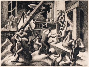 Thomas Hart Benton (American, 1889-1975) Construction, c. 1932-33