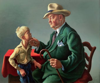 Thomas Hart Benton (American, 1889-1975) The Doctor, 1952
