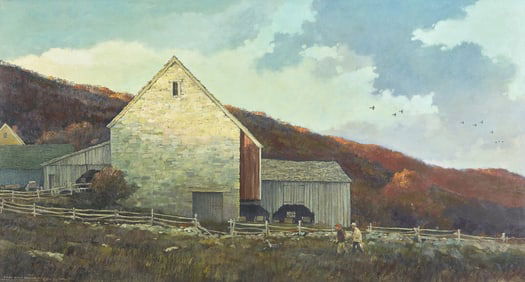 Eric Sloane (American, 1905-1985) Back with a Pheasant