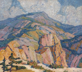 Birger Sandzén (American, 1871-1954) Above the Timberline, c. 1920