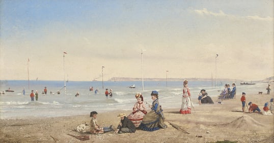 The Beach at Trouville, 1876