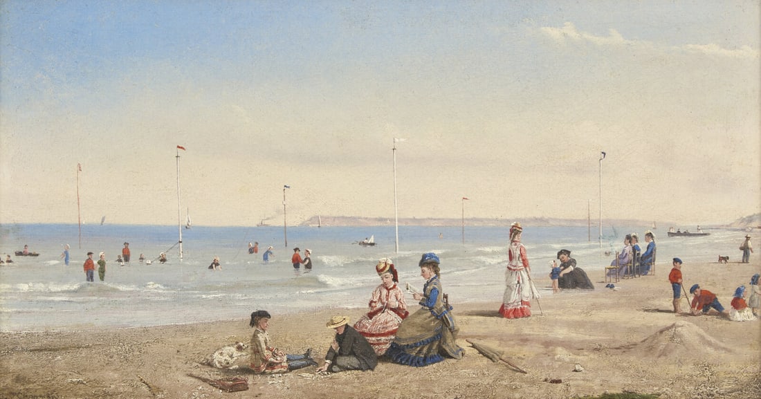 The Beach at Trouville, 1876 (1 of 3)