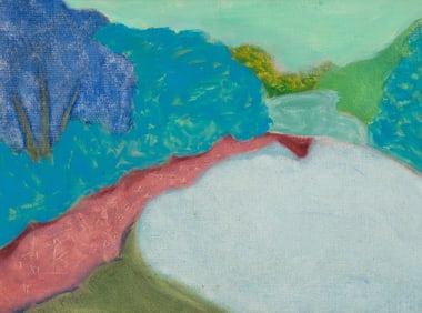 Sally Michel Avery (American, 1902-2003) Quiet Lake, 1972