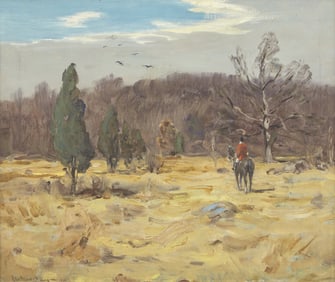 Charles Morris Young (American, 1869-1964) The Whip (Radnor Hunt), 1930