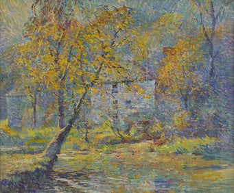 John Pierce Barnes (American, 1893-1954) Fall Landscape