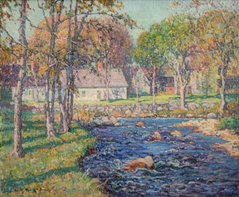 George L. Noyes (American/Canadian, 1864-1954) Franconia Village