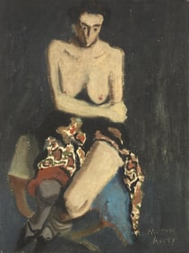 Milton Avery (American, 1885-1965) Draped Nude, 1931