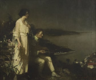 Frank Earle Schoonover (American, 1877-1972) Her Heart Suddenly Suffocated Her, from "Under the