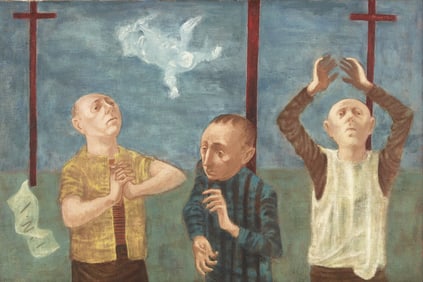 Stephen Greene (American, 1917-1999) The Mourners, c. 1946