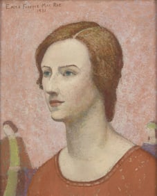 Emma Fordyce MacRae (American, 1887-1974) Portrait of a Young Woman, 1931