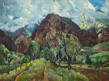 Leon Kroll (American, 1884-1975) Country Scene