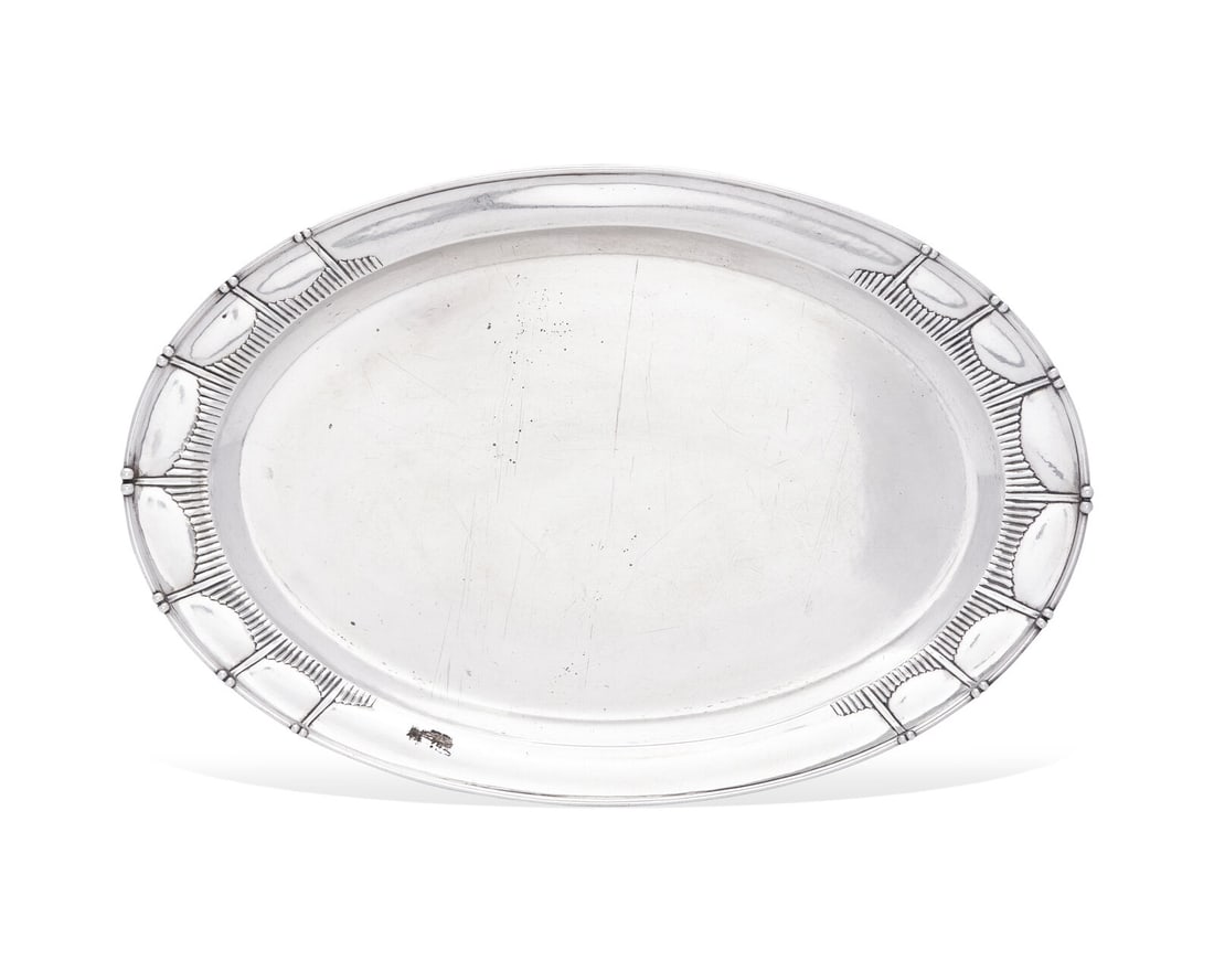 A Johan Rohde Designed Georg Jensen Silver Tray (1 of 4)