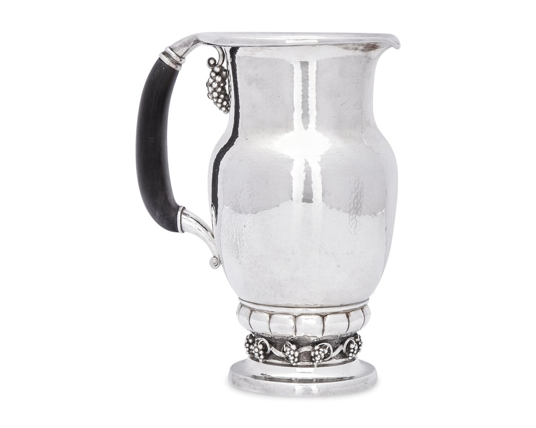 A Georg Jensen Silver Grapevine Pitcher (1 of 4)