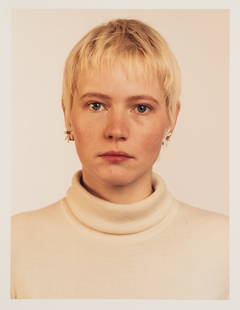 Thomas Ruff (German, b. 1958) Porträt (A. Kachold), 1987: Thomas Ruff (German, b. 1958) Porträt (A. Kachold), 1987 c-print signed and dated, verso 11 x 8 5/8 inches. This lot is located in Chicago. Property from the Estate of Robbin Lockett, Chicago, Il