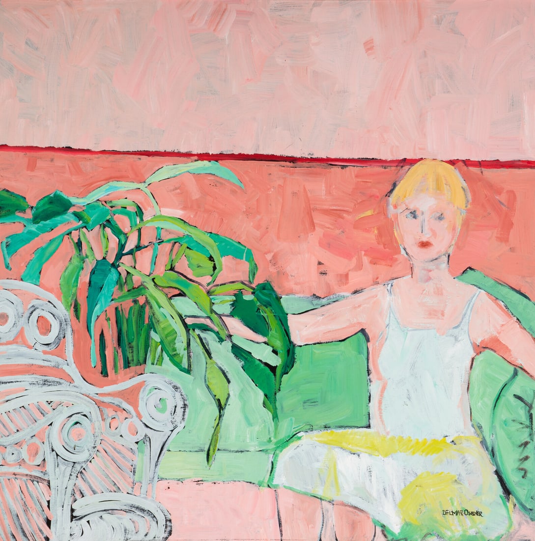 Rise Delmar Ochsner  (American, b. 1944) Pink Lady (1 of 2)