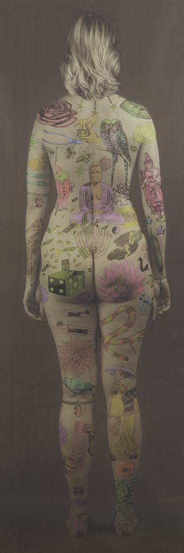 Jane Hammond (American, b.1950) Tabula Rosa, 2001: Jane Hammond (American, b.1950) Tabula Rosa, 2001 inkjet print in colors on handmade Japanese paper signed, dated, and numbered 12/43 in pencil 68 x 29 inches. This lot is located in Philadelphia. Pub