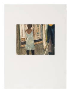 Richard Segalman (American, 1934-2021) Village Window, 2003: Richard Segalman (American, 1934-2021) Village Window, 2003 monotype signed, titled and dated 10 3/4 x 13 1/2 inches. The Edward and Nancy Tepper Collection, Champaign, IL and New York, NY. Provenance