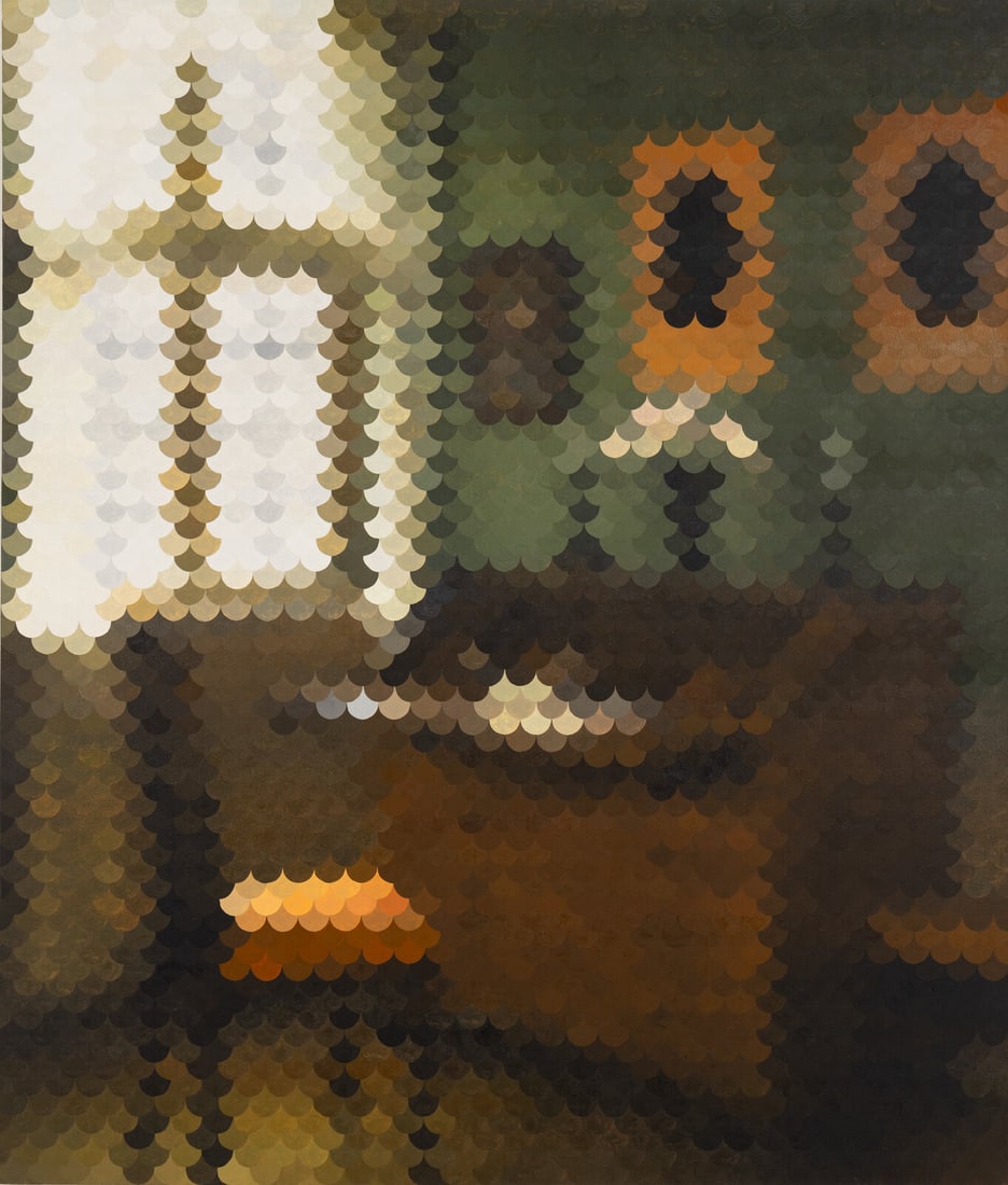 Alex Brown (American, b. 1966) Study, 1997: Alex Brown (American, b. 1966) Study, 1997 oil on canvas signed Alex Brown, titled and dated (verso) 66 x 56 inches. Provenance: Feature Inc., New York, NY