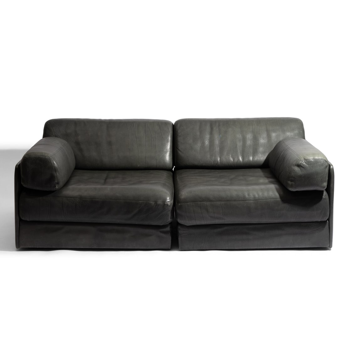 De Sede 1970s DS -76 Gray Sleeper Sofa DeSede, Switzerland (1 of 2)