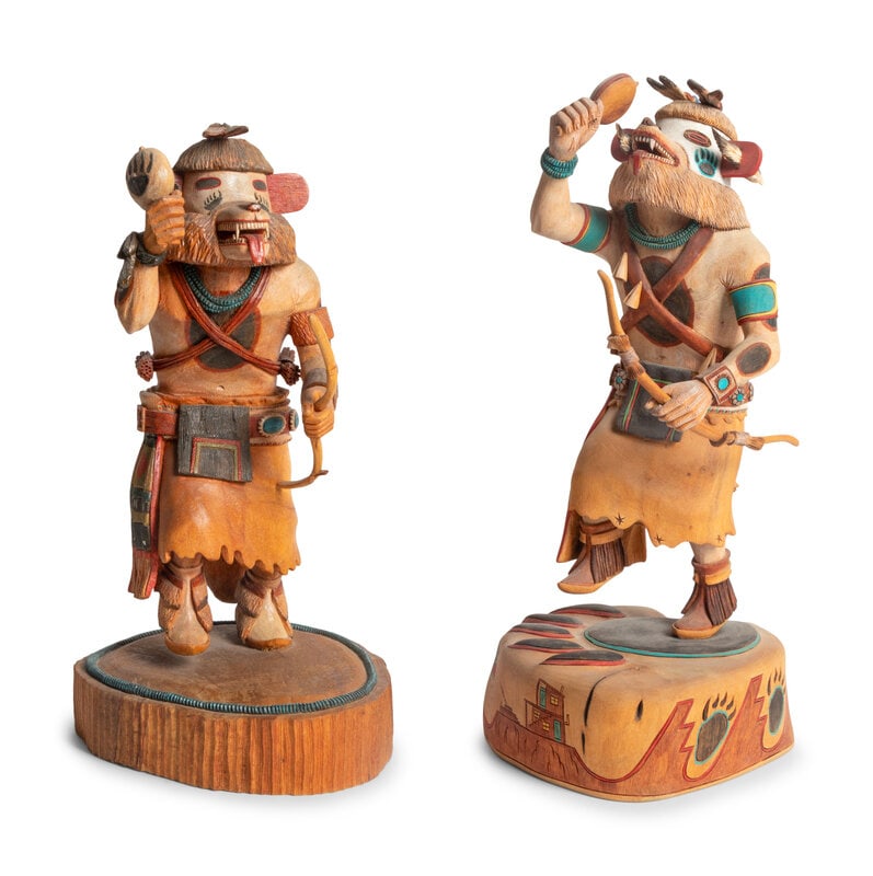 Alvin Navasie, Sr.
(Hopi, b. 1958)
Katsinas, White Bears (1 of 4)