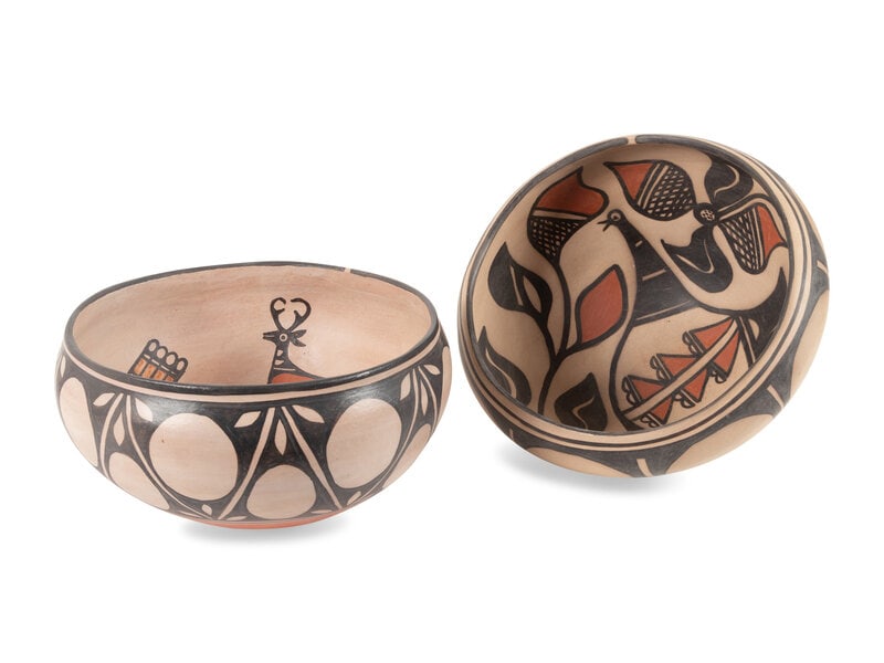 Robert Tenorio
(Kewa, b. 1950)
Painted Pottery Bowls (1 of 4)