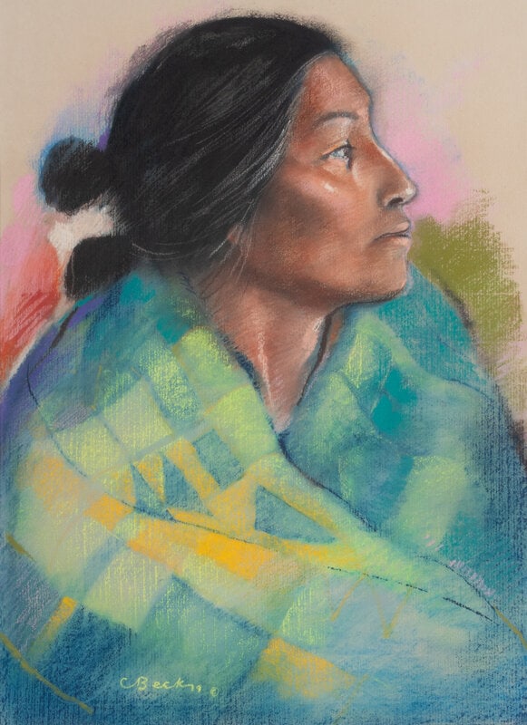 Clifford Beck Jr.
(Diné, 1946-1995)
untitled, Portrait (1 of 4)