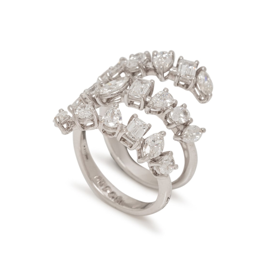 FANCY SHAPED DIAMOND RING (1 of 4)