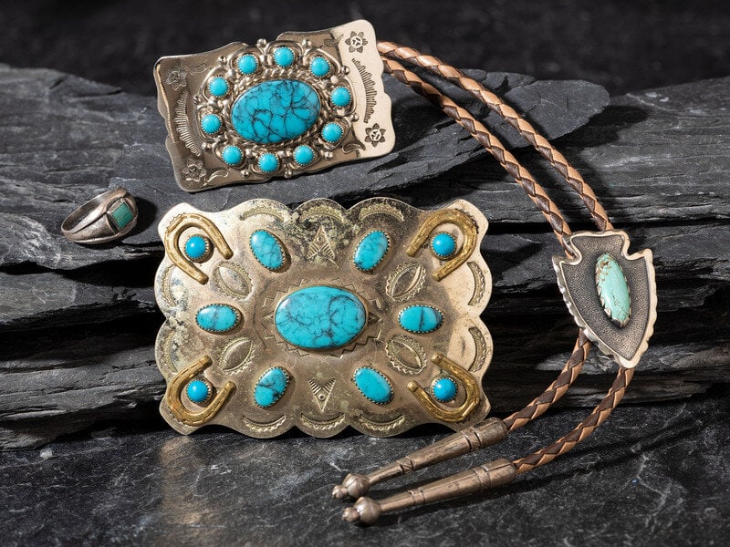 Bell Trading Post
(Shop, opened 1932)
Group of Southwestern Jewelry (1 of 3)