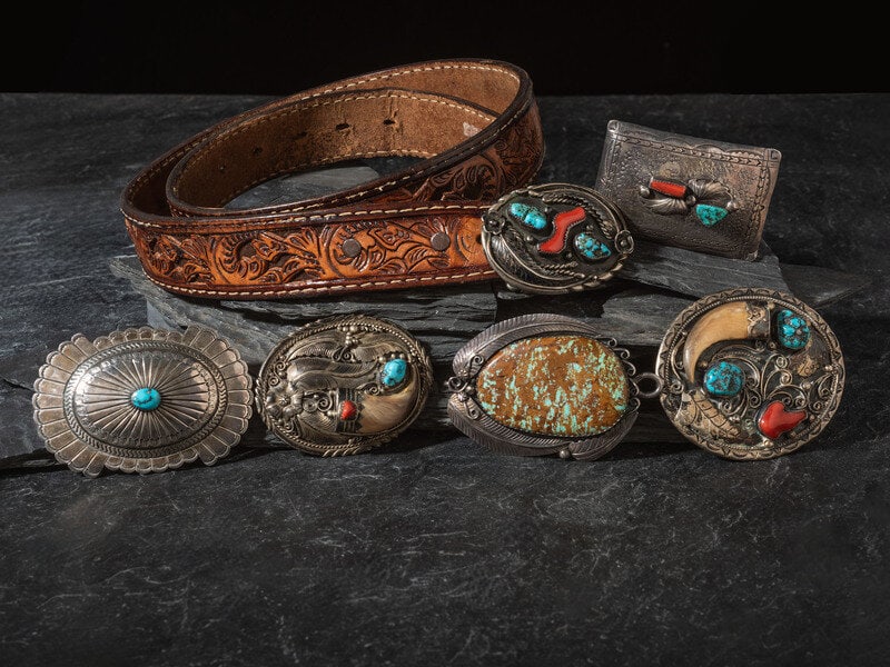 Navajo Belt Buckles (1 of 3)