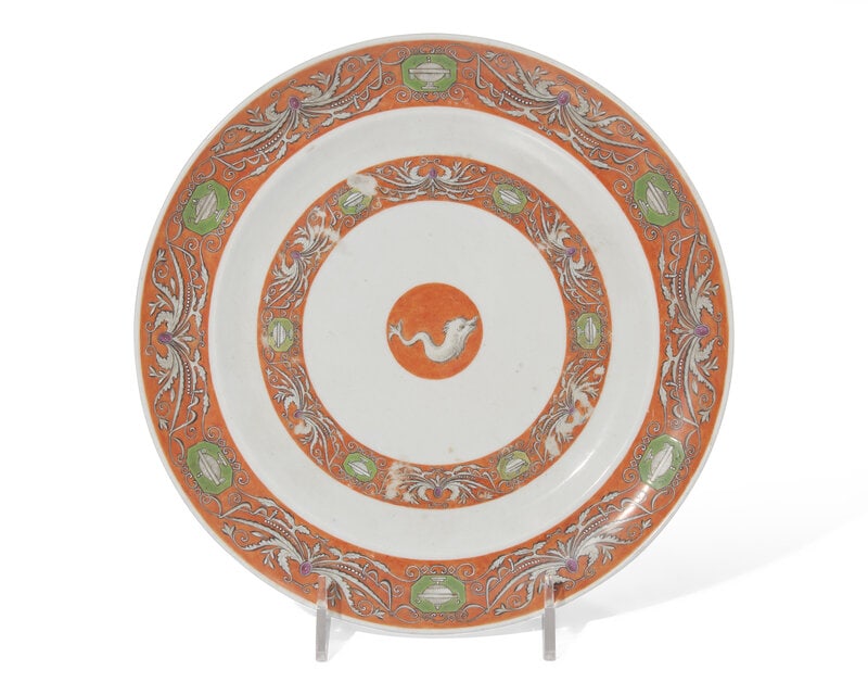 A Chinese Export Porcelain Plate for the English or French Market, Circa 1810-1820 (1 of 1)