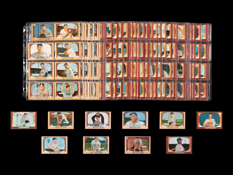 A Near Set of 1955 Bowman Baseball Cards (317/320) (1 of 2)