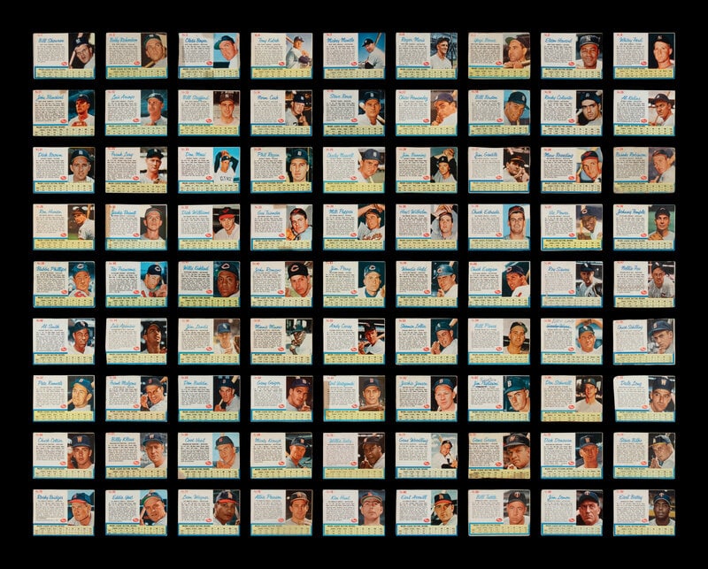 A Near Set of 1962 Post Cereal Baseball Cards (193/200) (1 of 3)