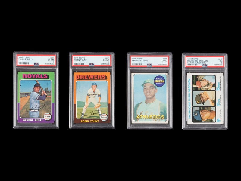 A Group of 1960s-70s Hall of Fame PSA Graded Rookie Baseball Cards (1 of 2)