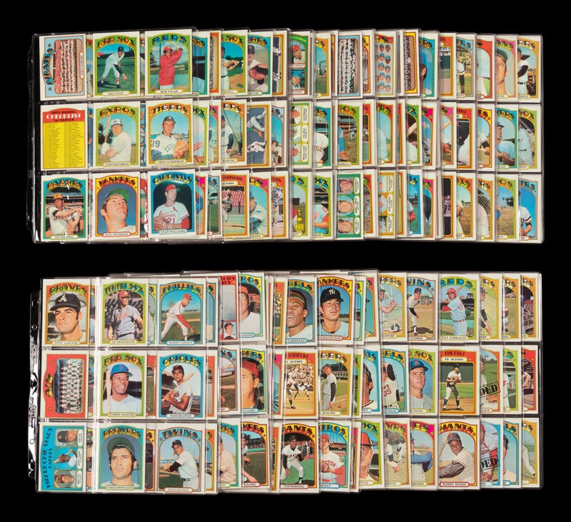 A Complete Set of 1972 Topps Baseball Cards (787/787) (1 of 2)