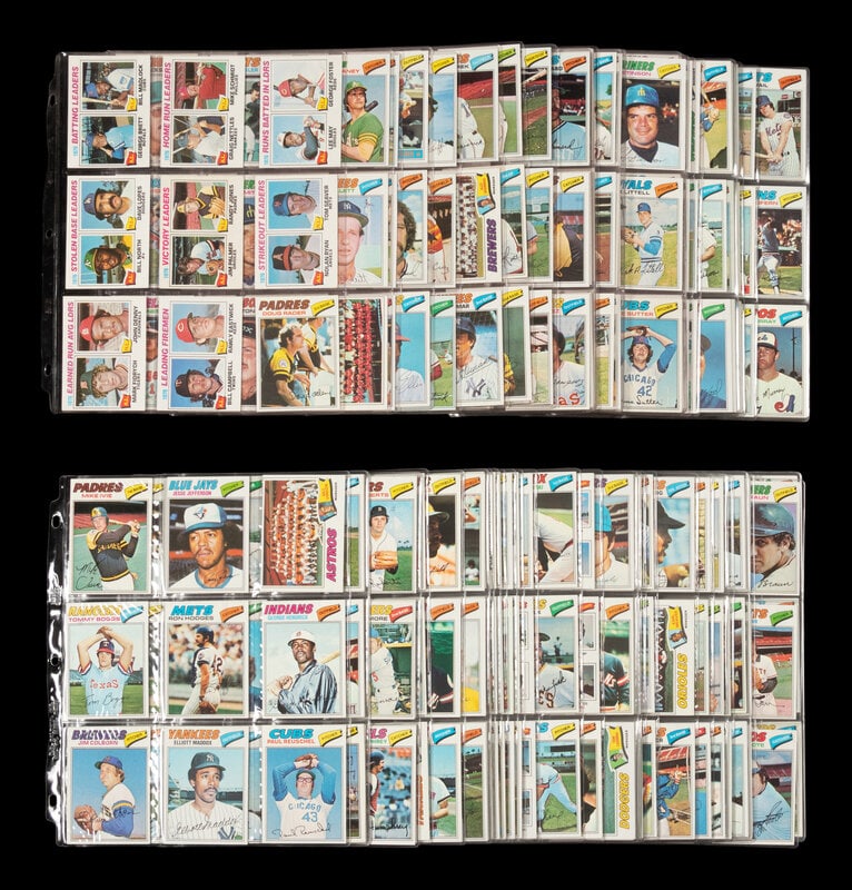 A Complete Set of 1977 Topps Baseball Cards (660/660) (1 of 2)