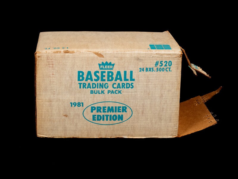 A 1981 Fleer Baseball Vending Box Case (1 of 2)