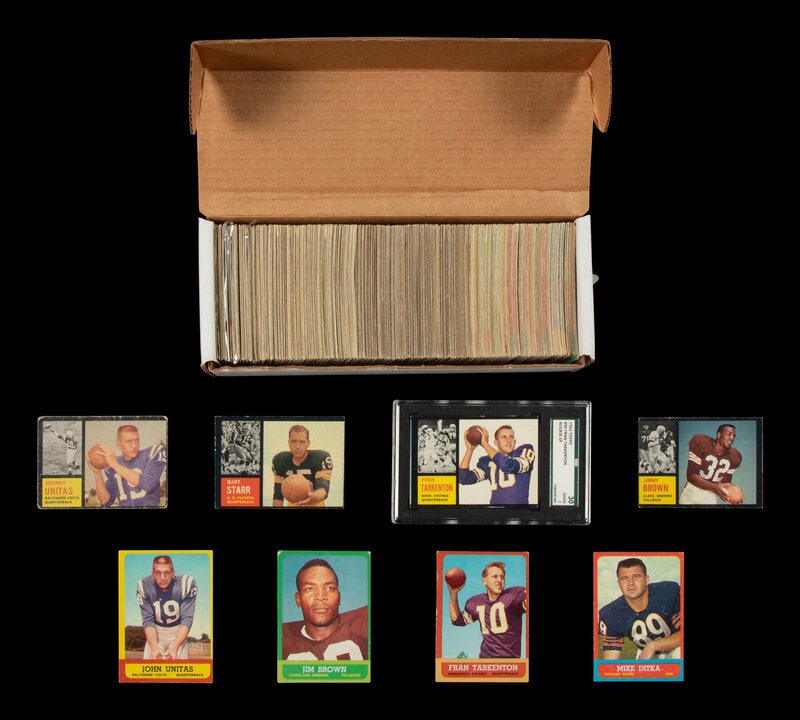 A Collection of Assorted 1961, 1962 and 1963 Topps Football Cards (1 of 2)