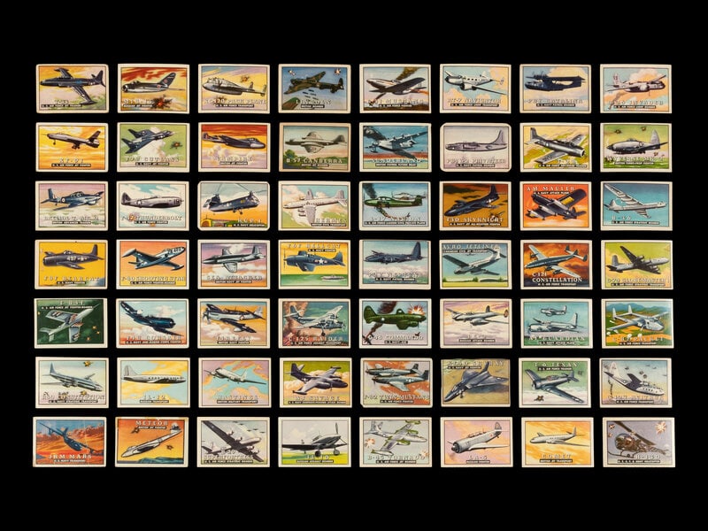 A Near Set of 1952 Topps Wings Cards (198/200) (1 of 8)