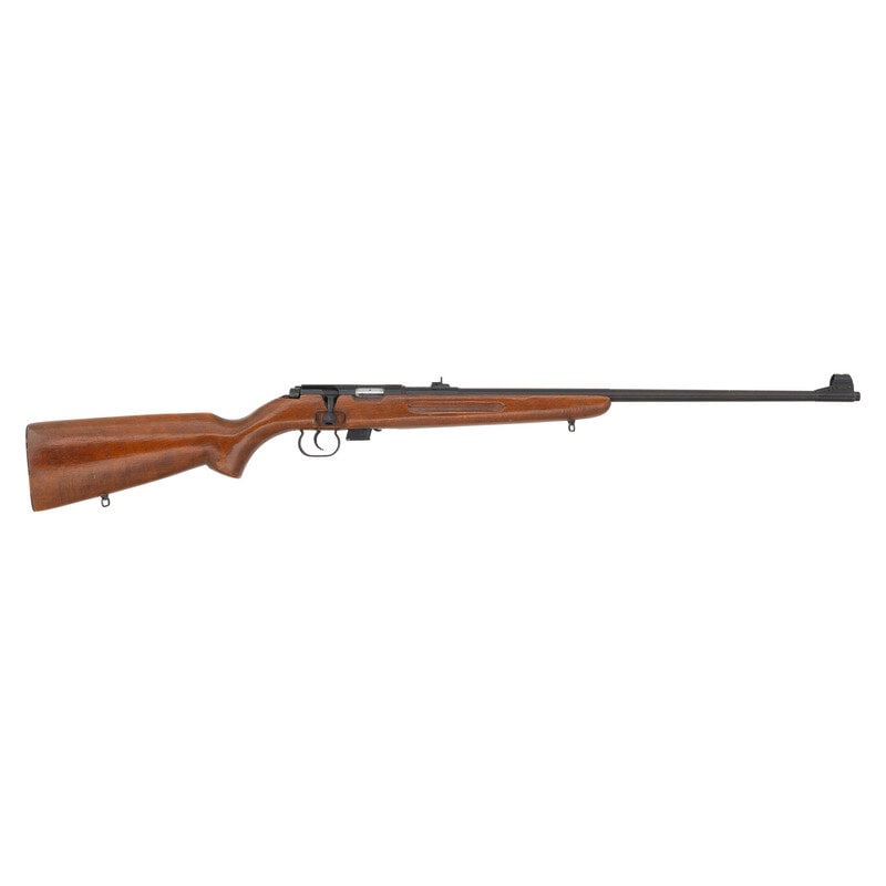*Romanian IMC2 M69 Training Rifle: *Romanian IMC2 M69 Training Rifle .22 LR. 23.25" barrel length. SN: L-3083. Blued metal finish with polished bolt mounting varnished wood semi-pistol grip stock with finger grooves. Bolt action detach