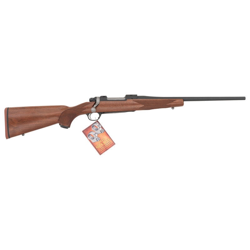 *Ruger M77 Hawkeye in .308: *Ruger M77 Hawkeye in .308 .308 Winchester. 17" barrel length. SN: 711-25062. Grey parkerized metal finish. Checkered walnut stock. Bolt action rifle with an internal box magazine, sling studs, and sc