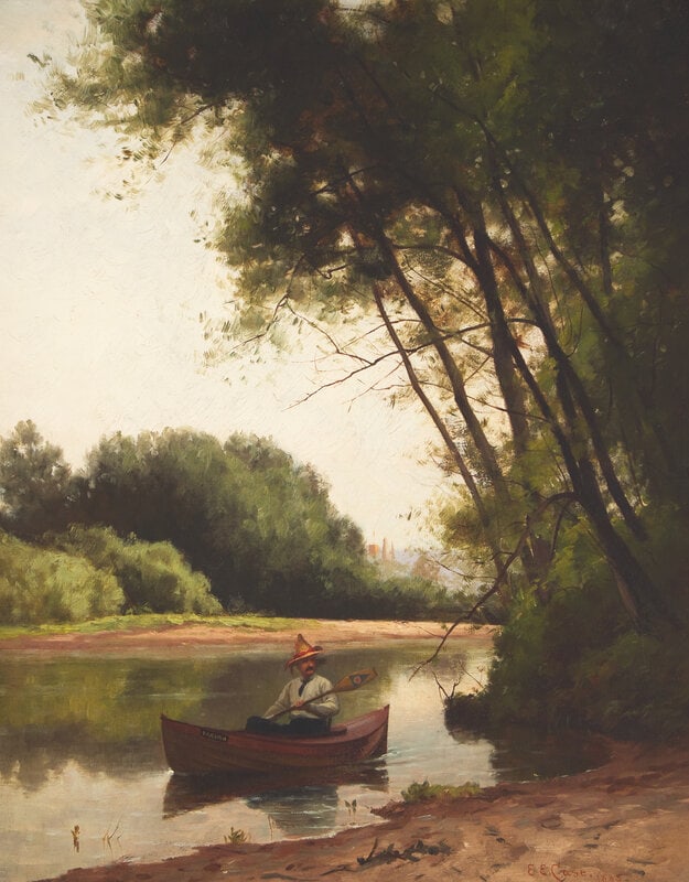 Edmund Elisha Case
(American, 1844-1919)
Francis D. Foote of Springfield on the River, 1885 (1 of 3)