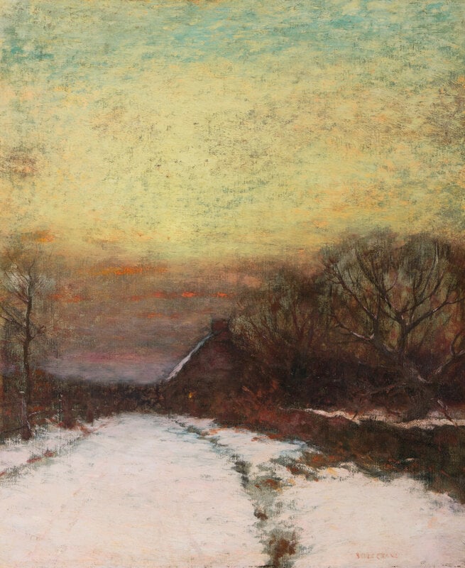 Bruce Crane
(American, 1857-1937)
Winter Glow (1 of 5)