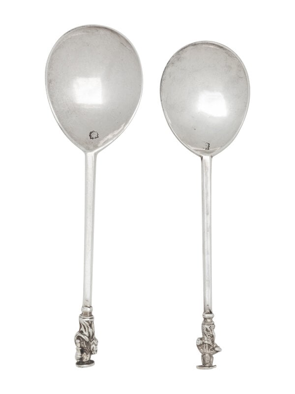 Two English Silver Apostle Spoons (1 of 3)
