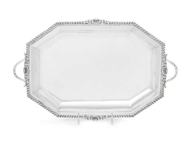A Victorian Silver Serving Dish (1 of 4)