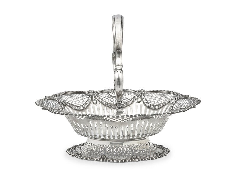 A Tiffany and Co. Silver Cake Basket (1 of 3)